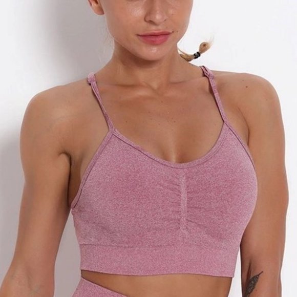 Women's Yoga Bra with Removable Pads - Picture 4 of 4